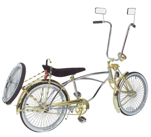 20' Lowrider Bicycle Chrome-Gold