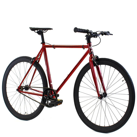 Golden Cycles Fixed Gear Bike Red Drum